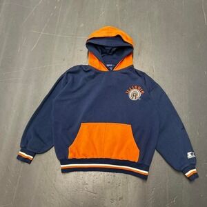 Vintage 90s University of Illinois starter double hood hoodie